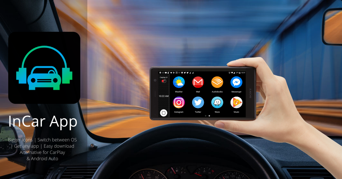 InCar App – CarPlay alternative /Android Auto alternative
