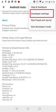 Android Auto youtube hack developer settings