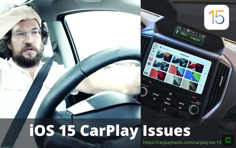 carplay ios 15 issues