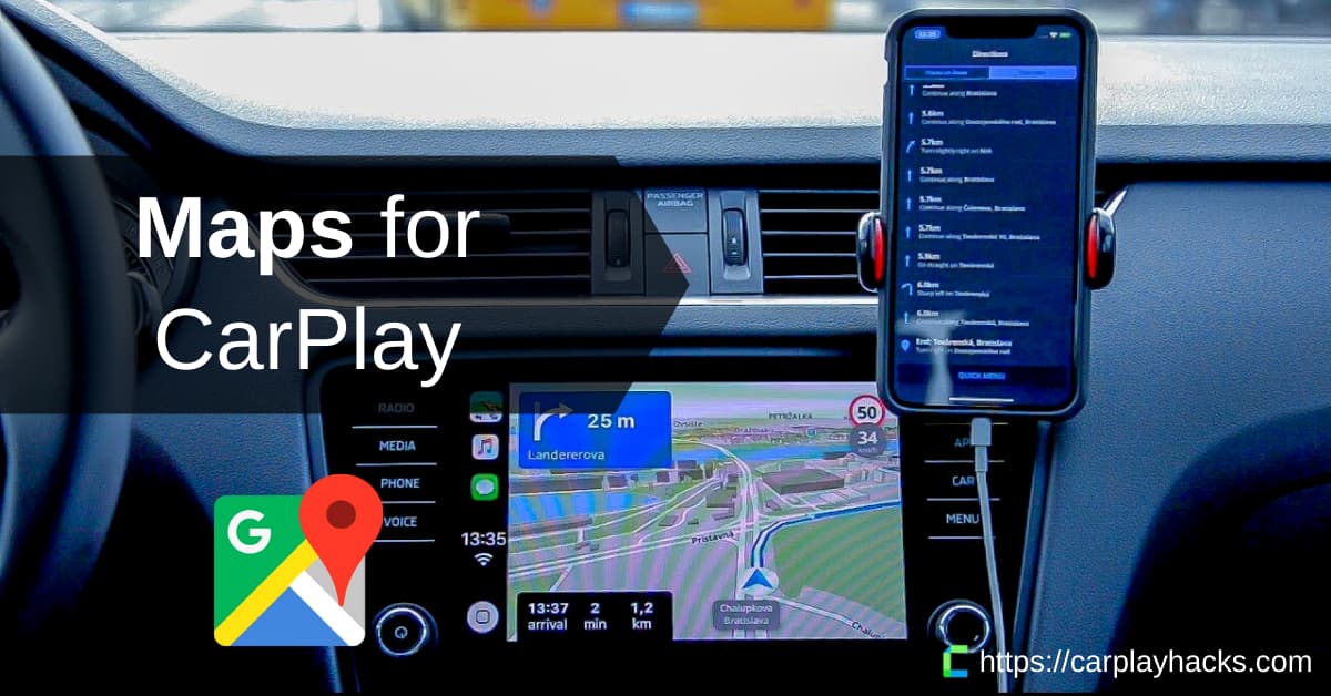 CarPlay compatible Maps