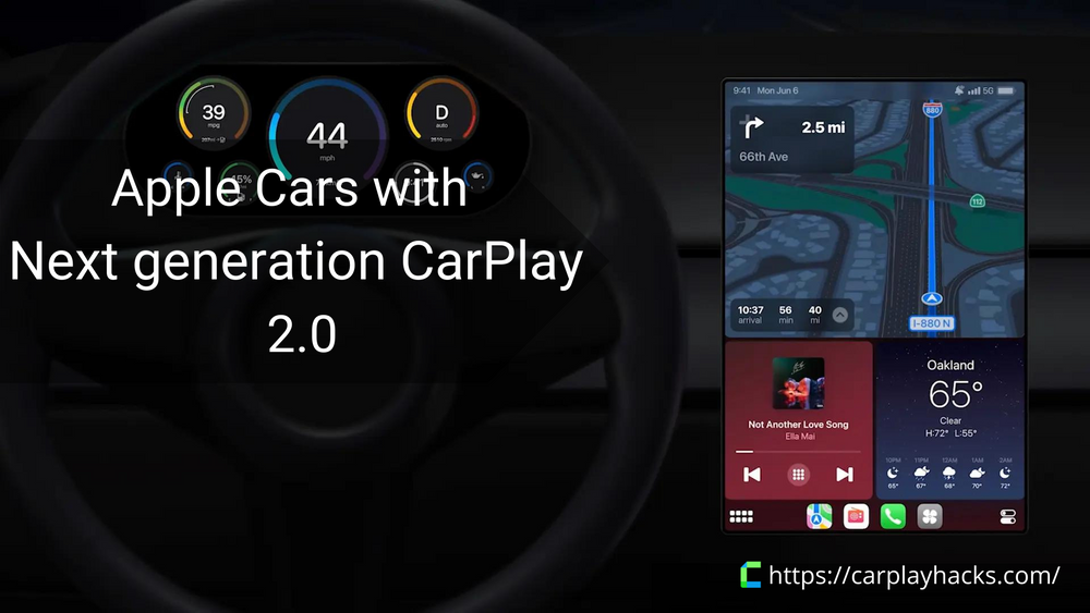 Apple Cars with Next generation CarPlay 2.0