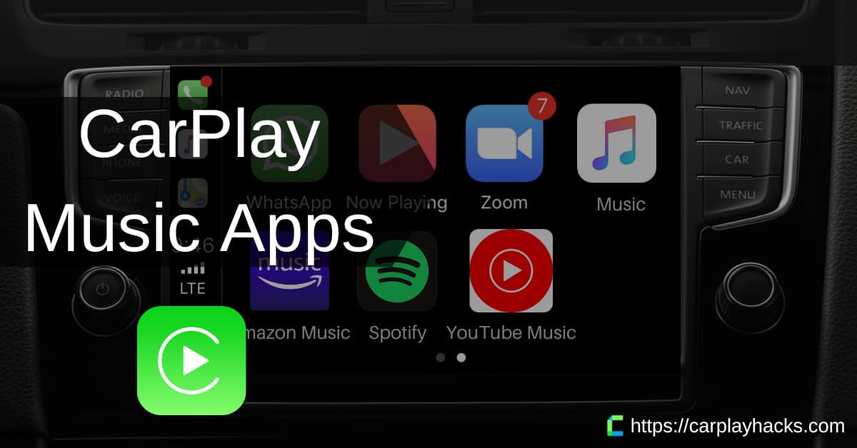 Top 5 Music Apps to use in Apple CarPlay
