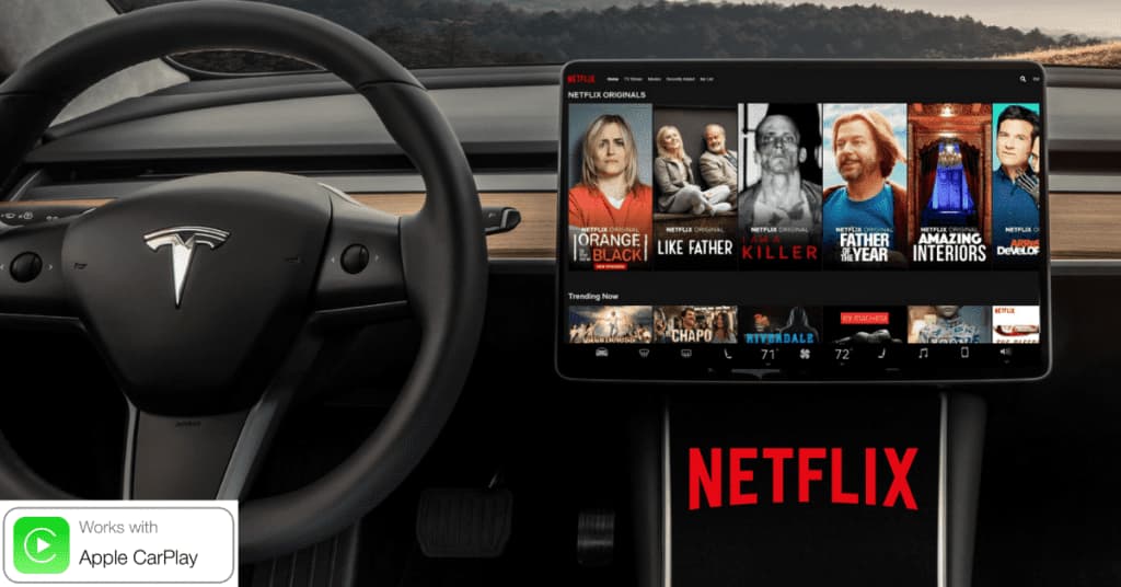 CarPlay Netflix : 100% safe, working method to Watch Movies in car