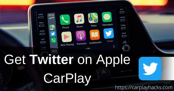 How to install Twitter on Apple CarPlay (any iOS version).