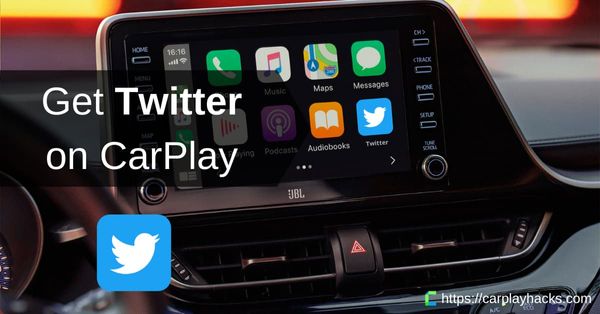 How to install Twitter on Apple CarPlay (any iOS version).